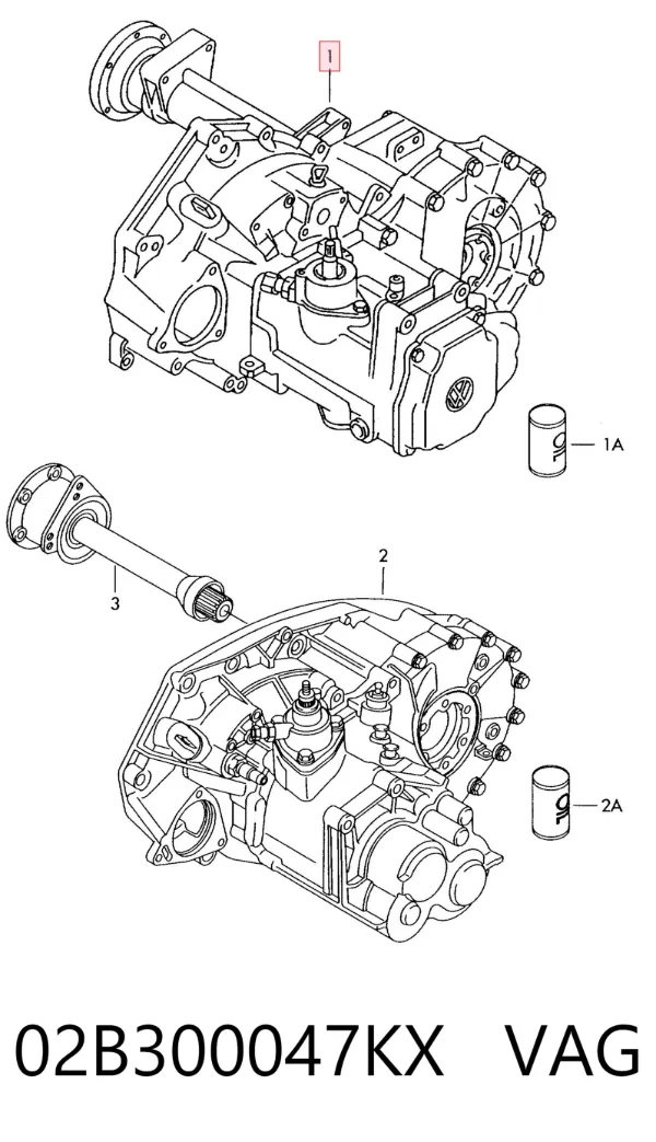 КПП 02B300047KX VAG