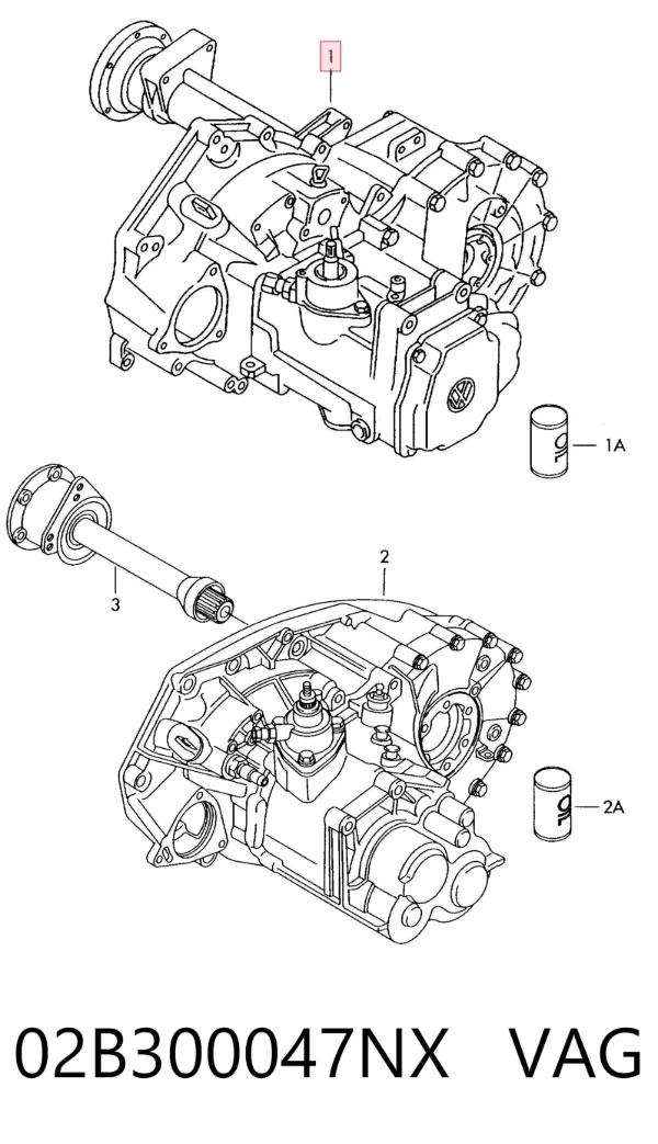 КПП 02B300047NX VAG