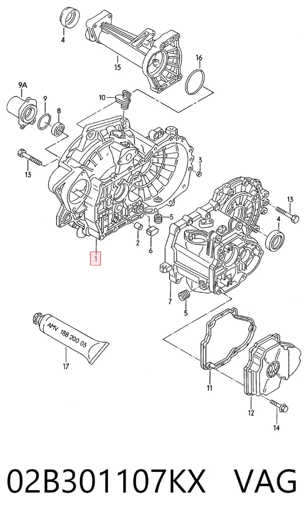  02B301107KX VAG