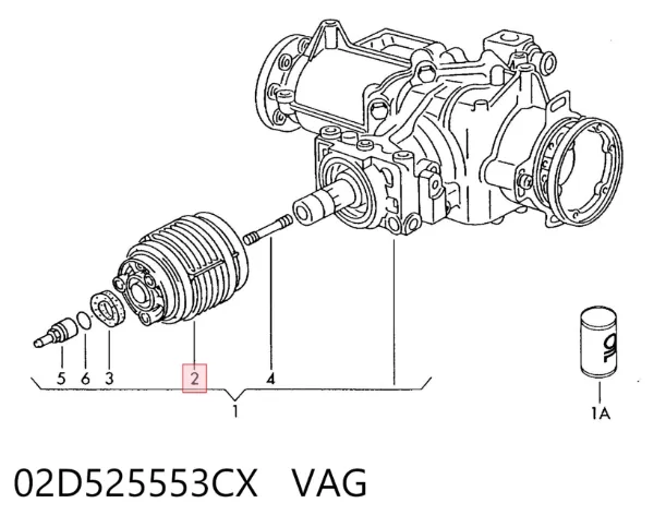  02D525553CX VAG