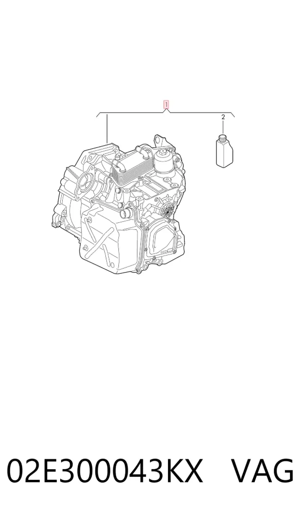 АКПП 02E300043KX VAG