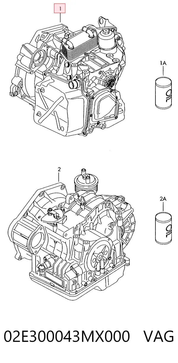 АКПП 02E300043MX000 VAG