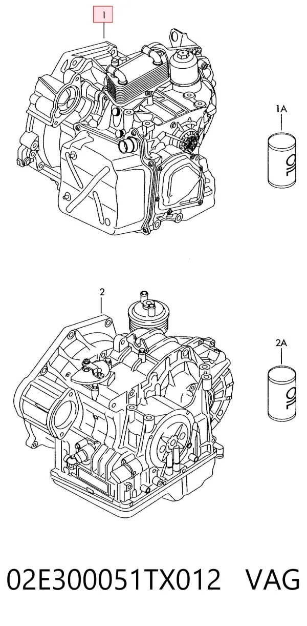 АКПП 02E300051TX012 VAG