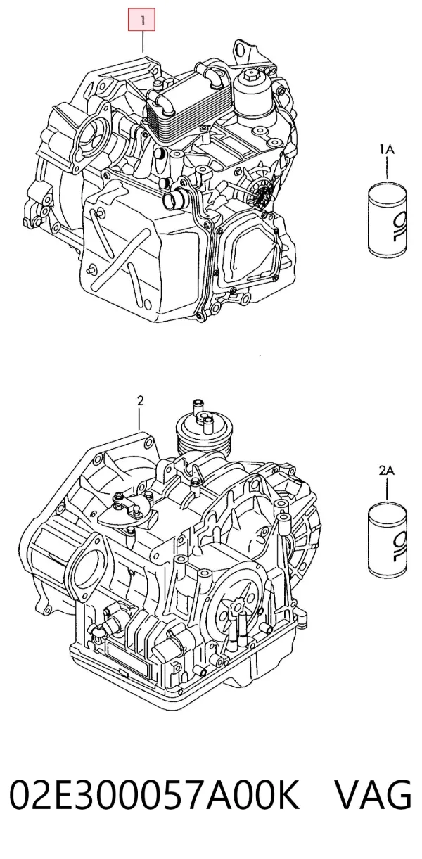 АКПП 02E300057A00K VAG