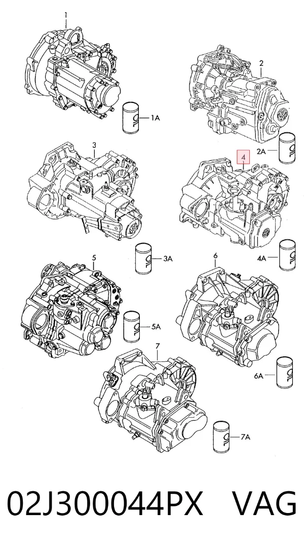 КПП 02J300044PX VAG