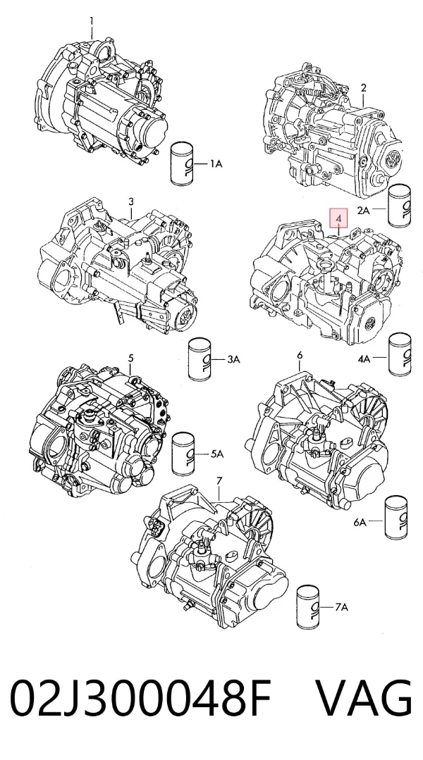 КПП 02J300048F VAG