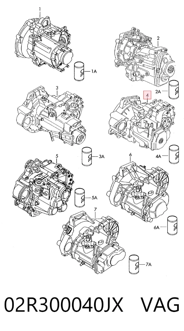 КПП 02R300040JX VAG