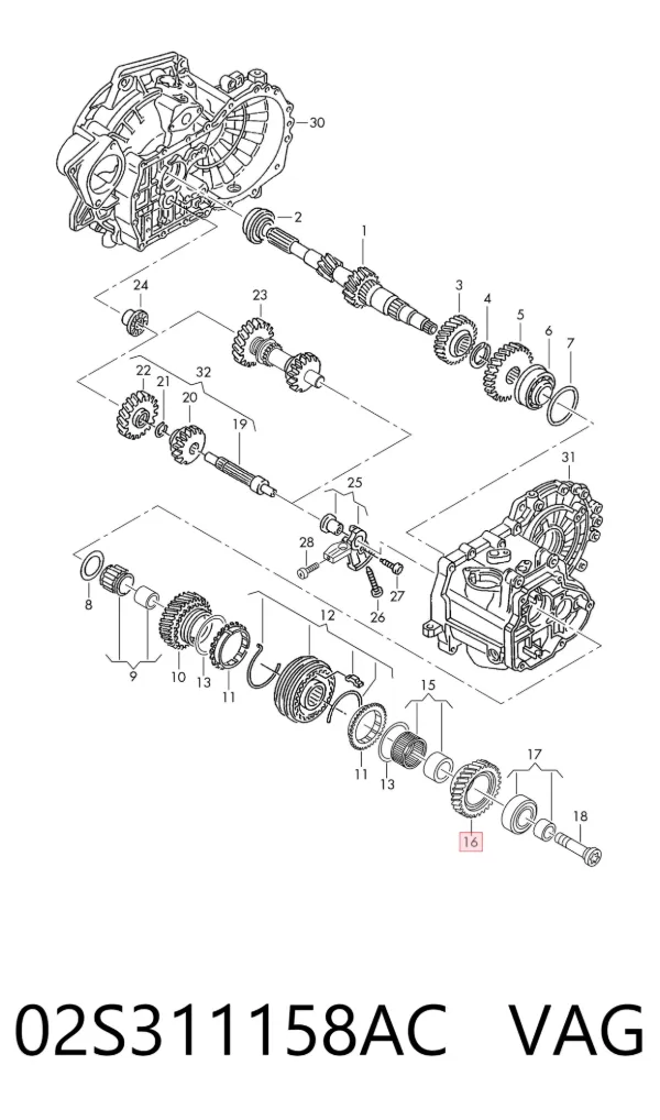  02S311158AC VAG