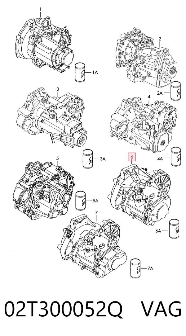 КПП 02T300052Q VAG