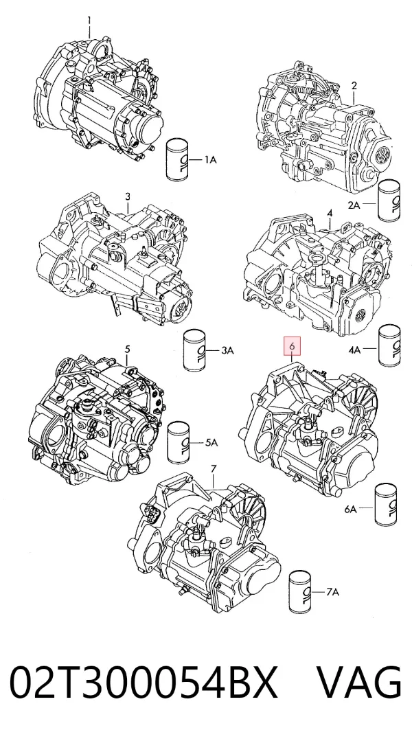 КПП 02T300054BX VAG
