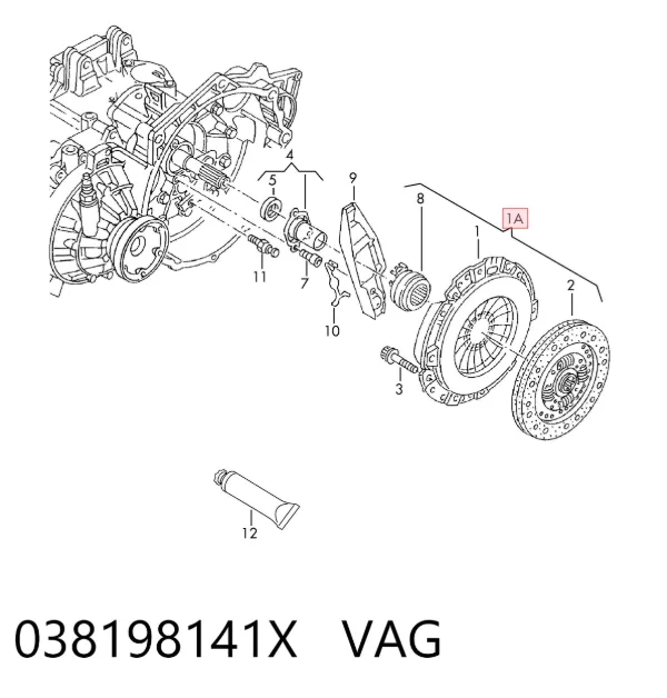 Сцепление 038198141X VAG