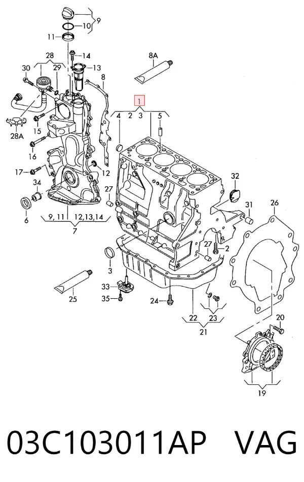  03C103011AP VAG
