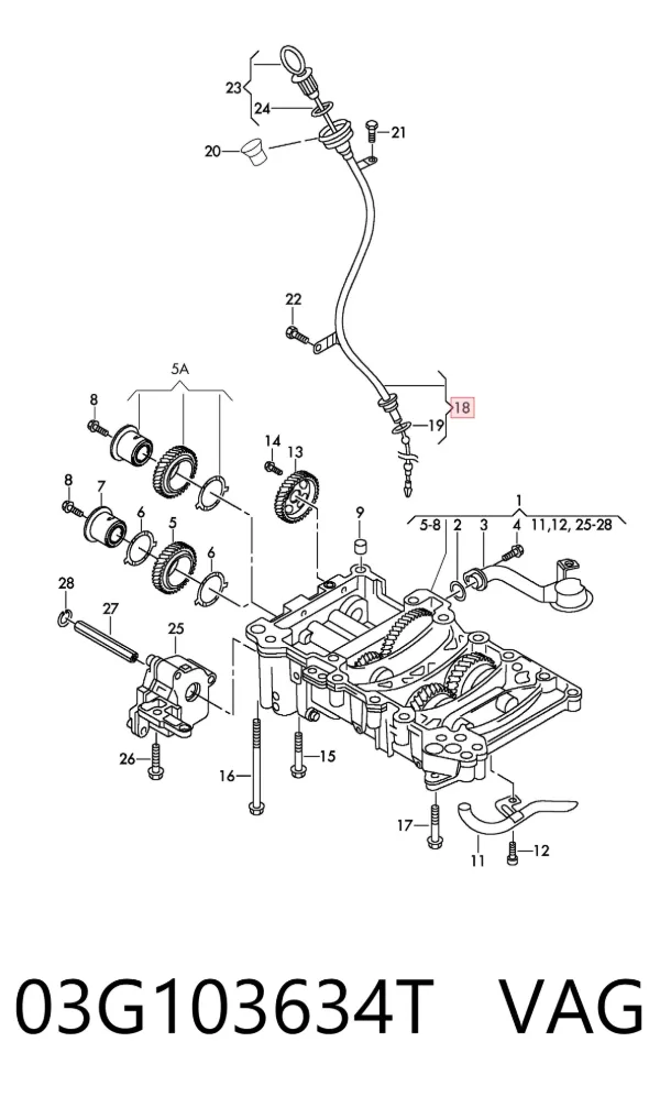  03G103634T VAG