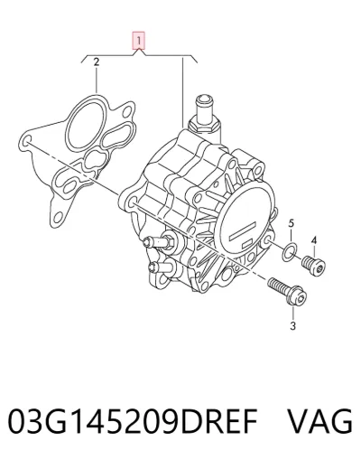Тандемный топливный насос VAG 03G145209DREF