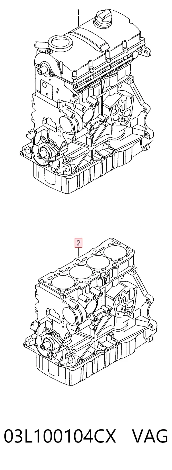  03L100104CX VAG