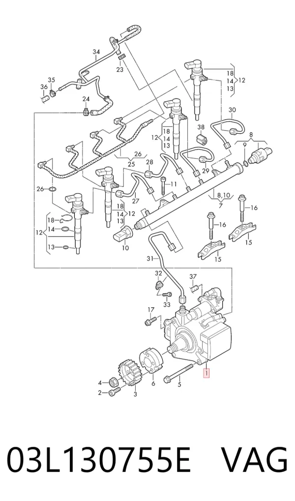 ТНВД 03L130755E VAG