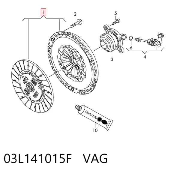 Сцепление 03L141015F VAG