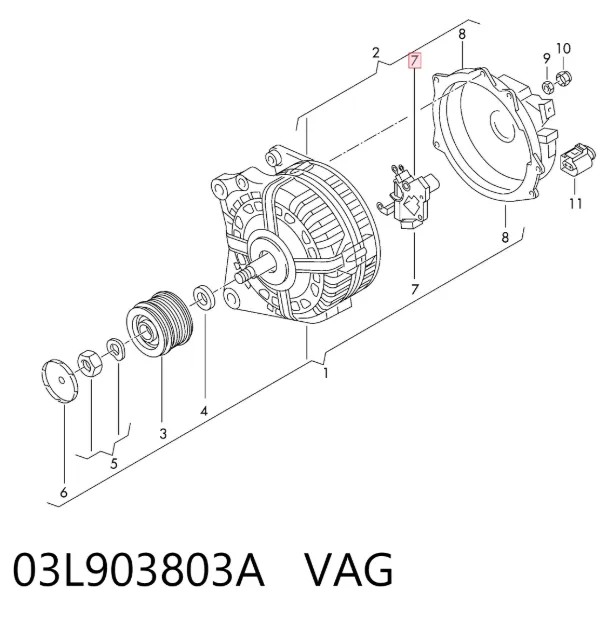 Реле генератора 1986AE0015 Bosch