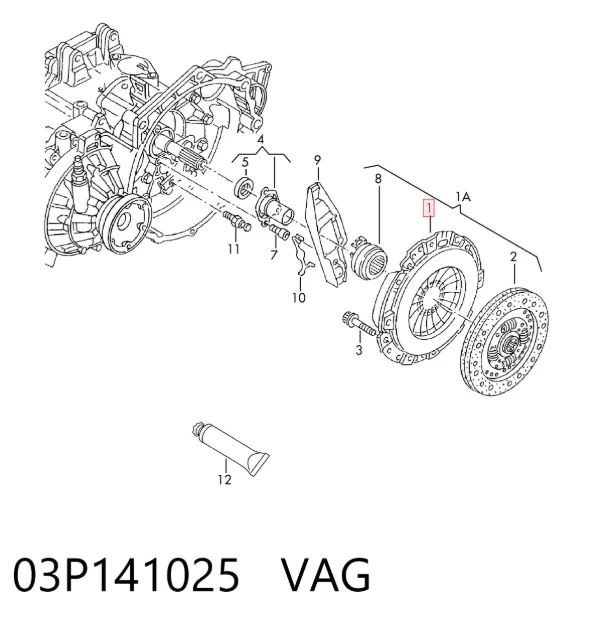 Корзина сцепления 03P141025 VAG