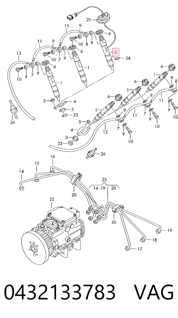 Топливные форсунки 432133783 Bosch