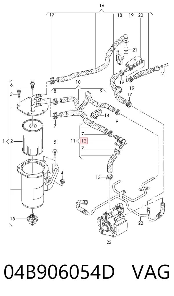  04B906054D VAG