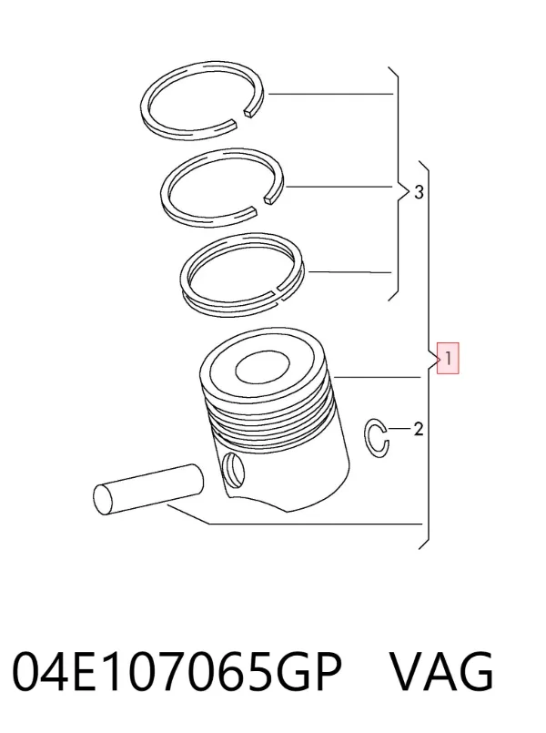  04E107065GP VAG