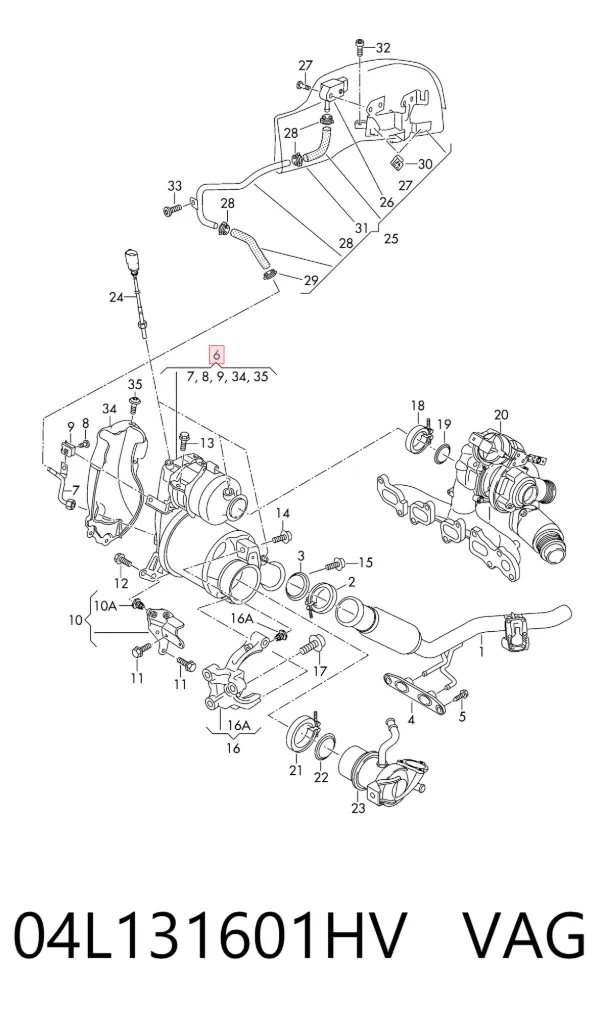 Сажевый фильтр 04L131601HV VAG