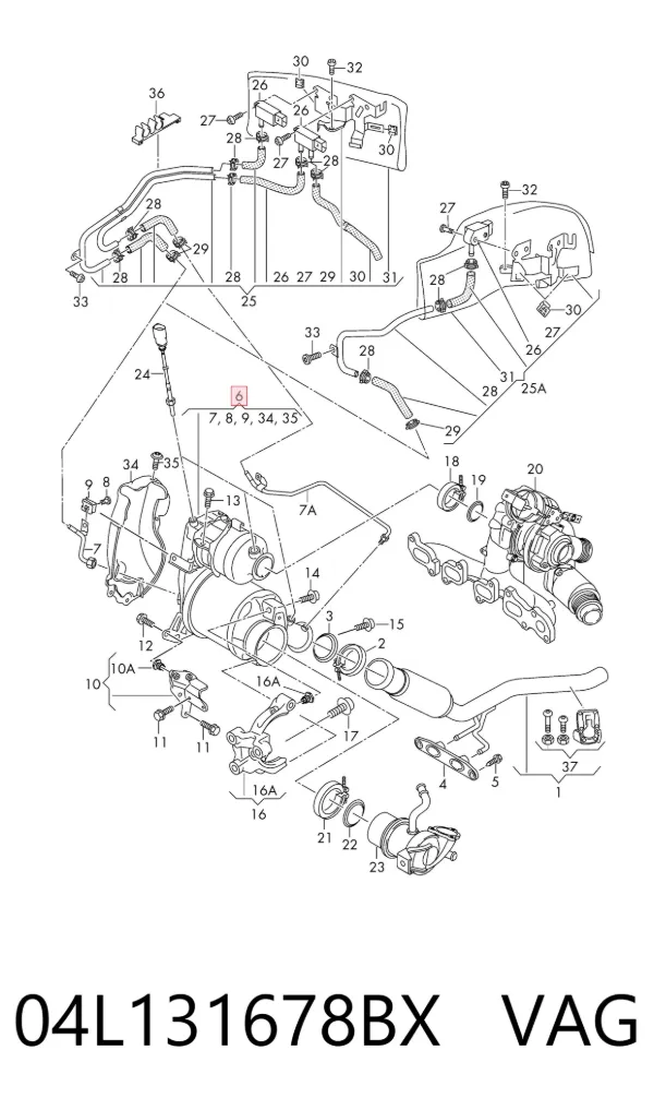 Сажевый фильтр 04L131678BX VAG