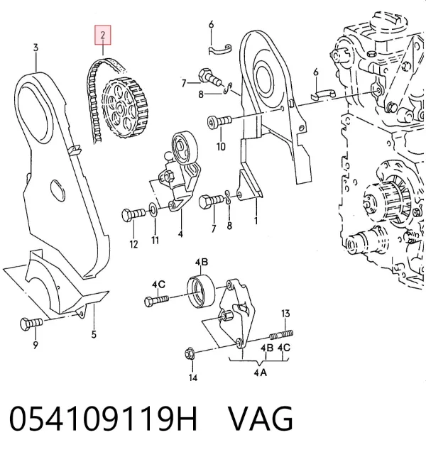 Ремень ГРМ 054109119H VAG