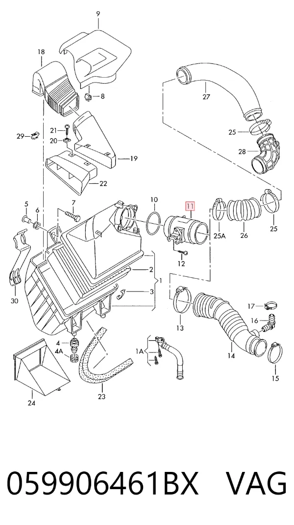 ДМРВ 059906461BX VAG