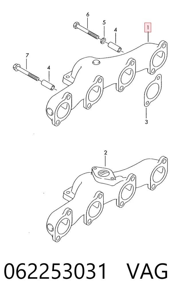 Выпускной коллектор Volkswagen LT 28-46 II