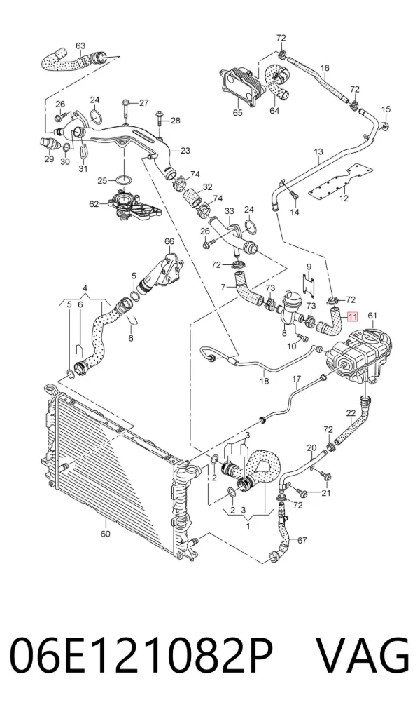  06E121082P VAG