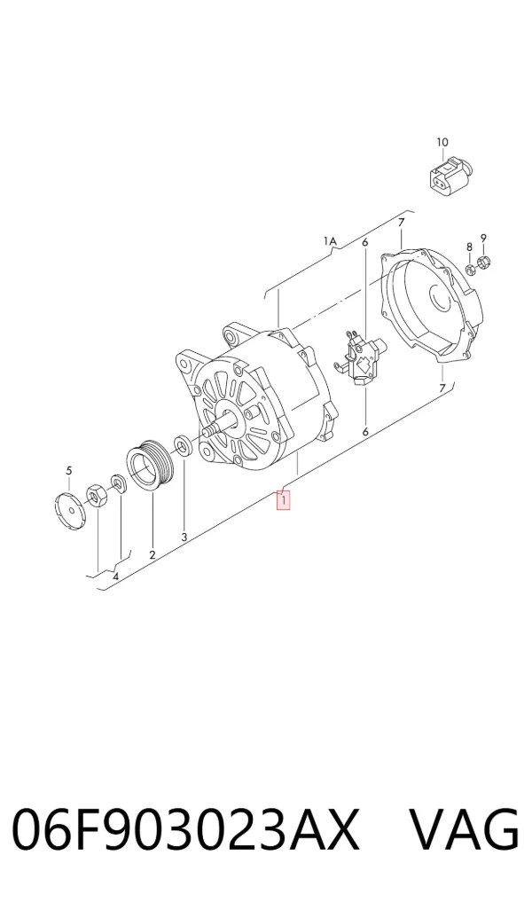 Генератор 06F903023AX VAG