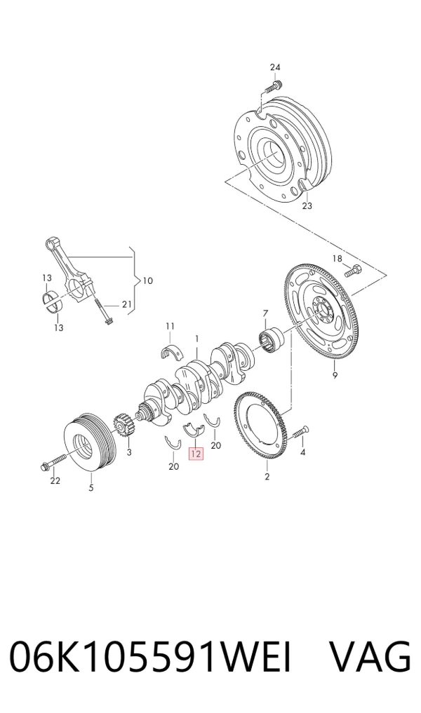  06K105591WEI VAG