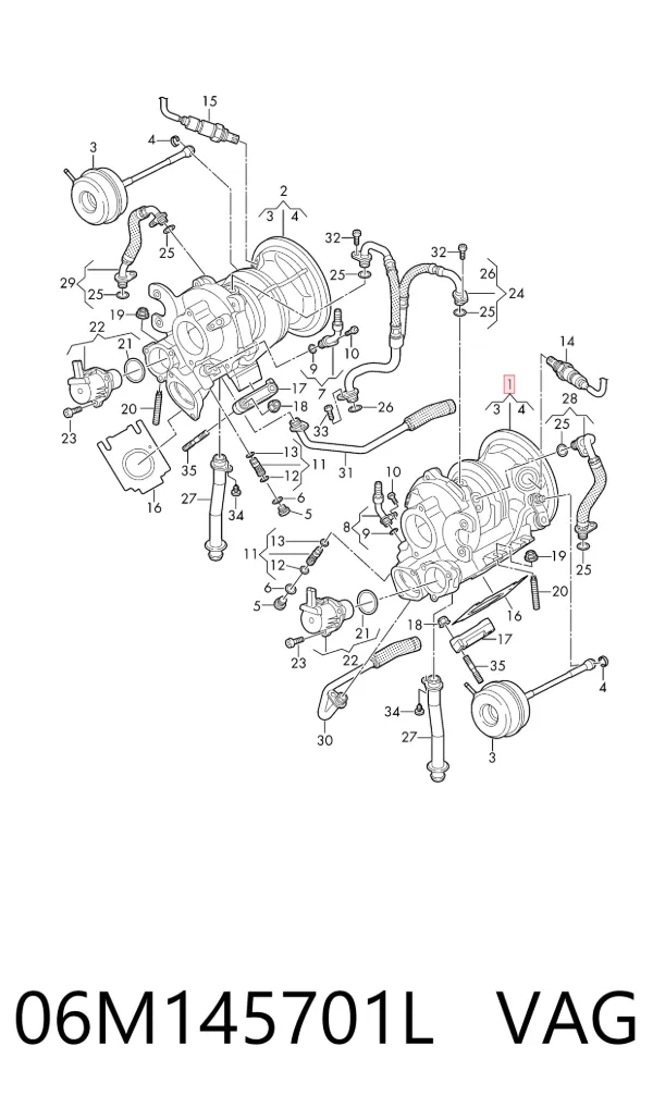 Турбина 53039880803 Borg-Warner