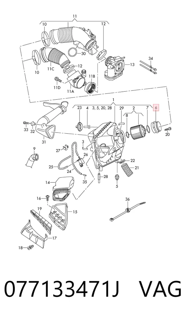 ДМРВ 077133471J VAG