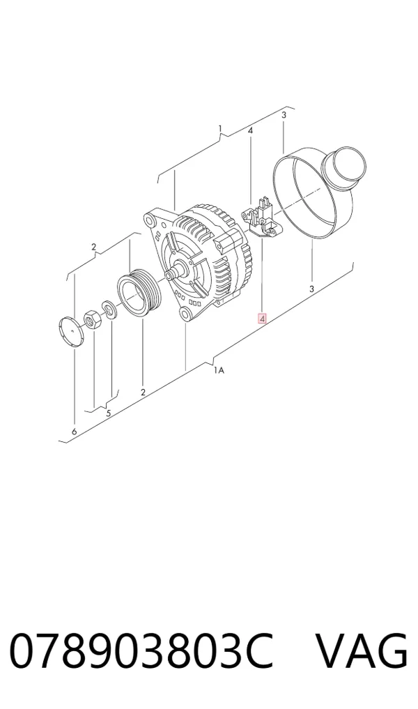 Реле генератора 078903803C VAG