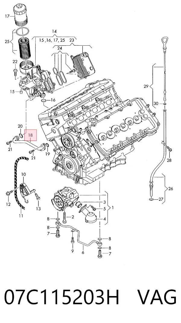  07C115203H VAG