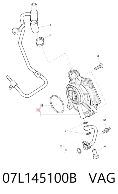 Тандемный топливный насос VAG 07L145100B