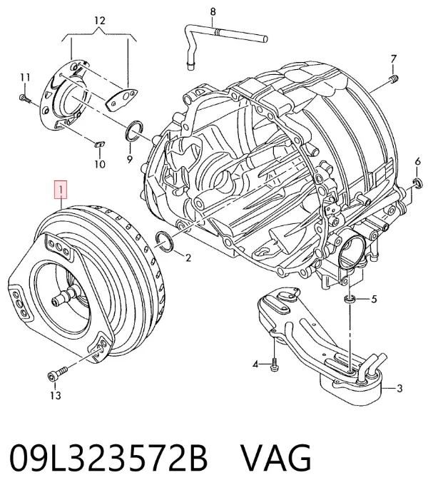 Гидротрансформатор 09L323572B VAG
