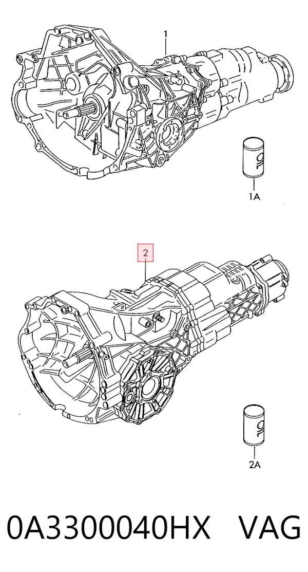 КПП 0A3300040HX VAG