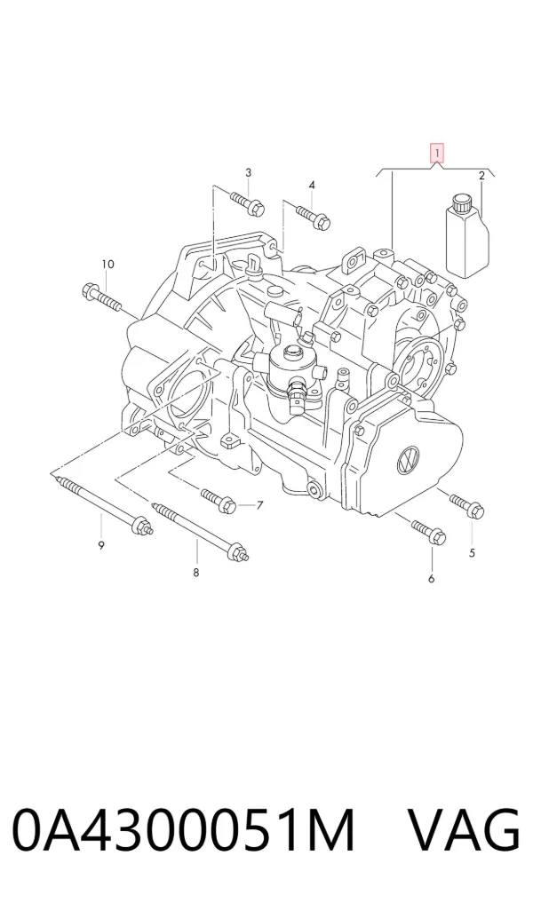 КПП 0A4300051M VAG