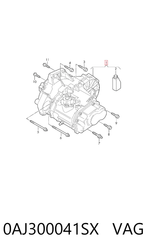 КПП 0AJ300041SX VAG