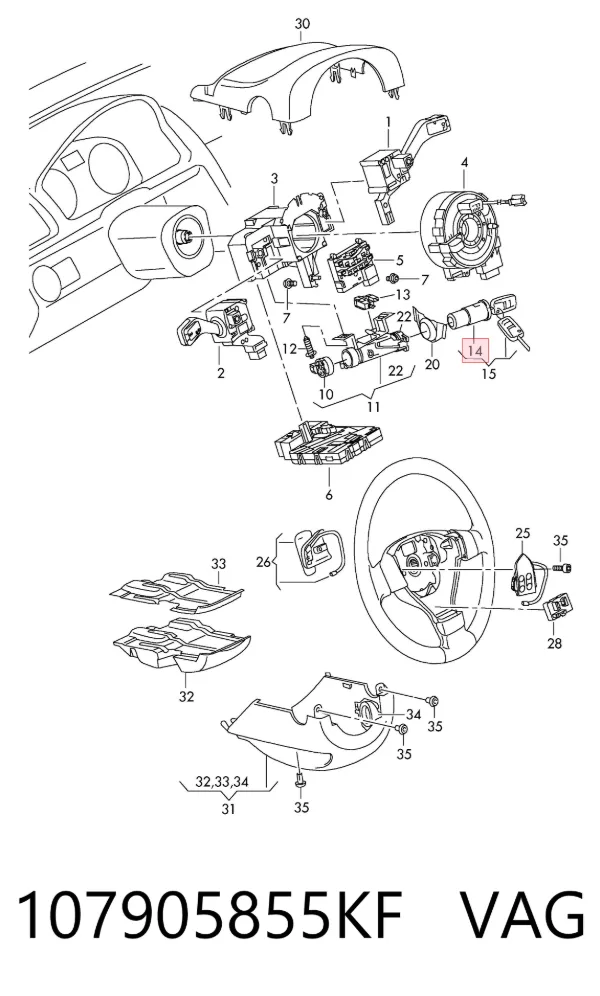  107905855KF VAG