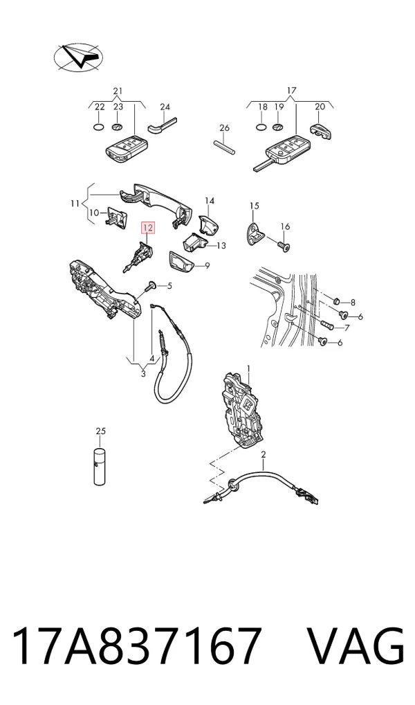  17A837167 VAG