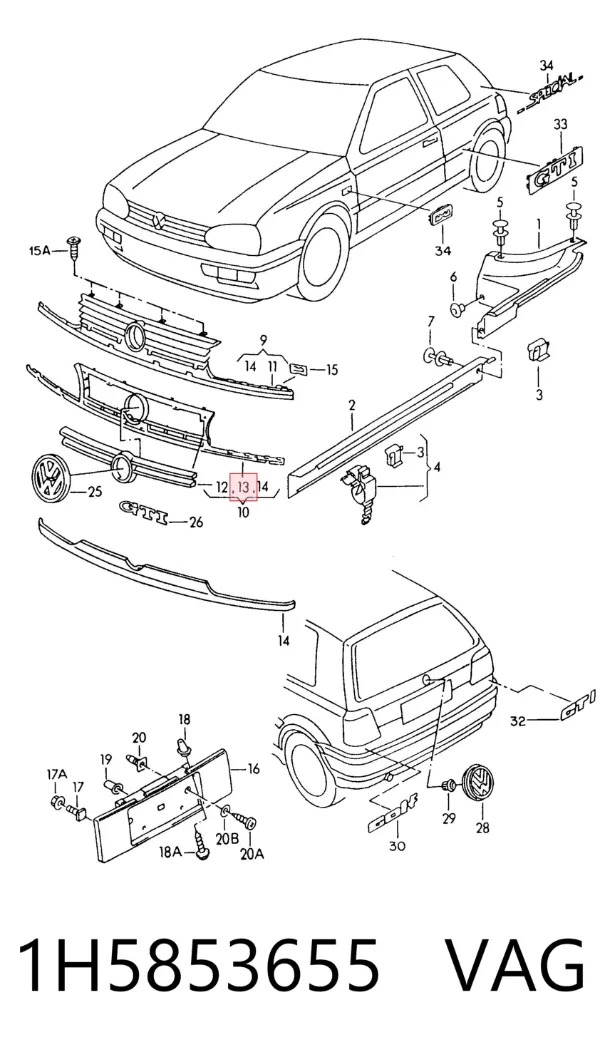 Накладка фар 9539052R Polcar