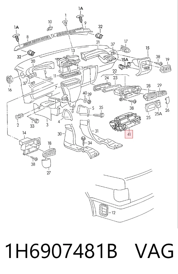  1H6907481B VAG