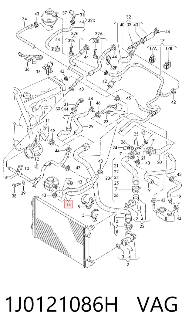  1J0121086H VAG