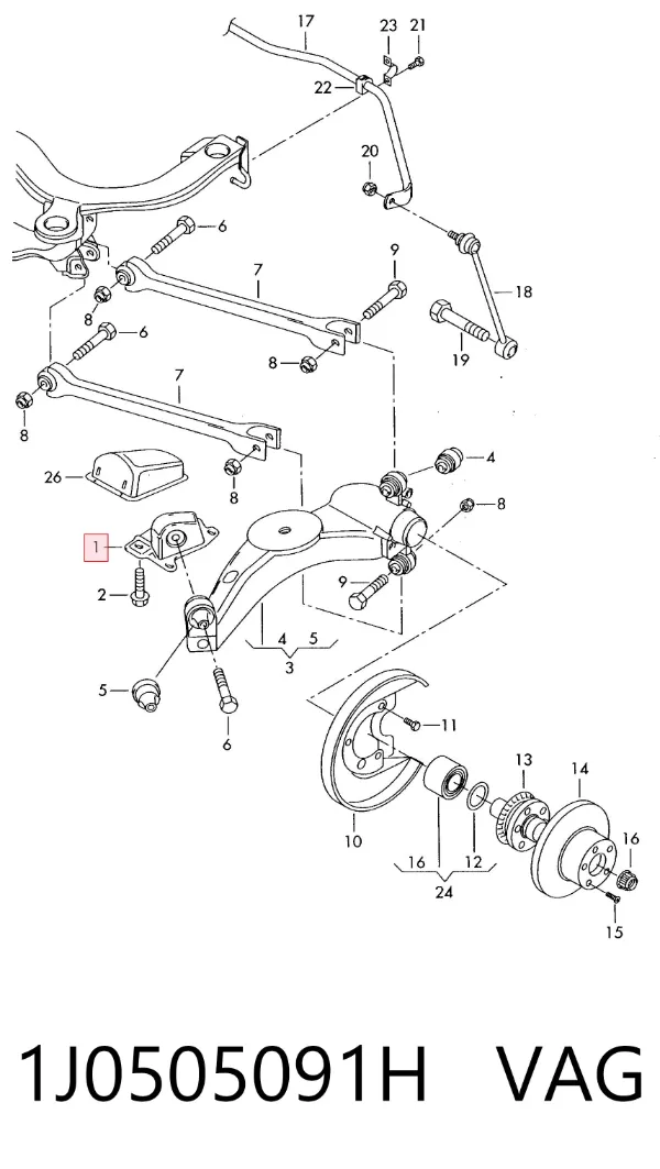  1J0505091H VAG