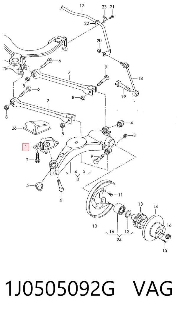  1J0505092G VAG